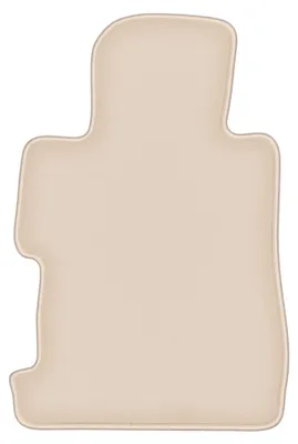 Produktbild von DURBAN Beige Velours-Fahrerfußmatte für Honda Civic VIII 4D Limousine (2006-2011)