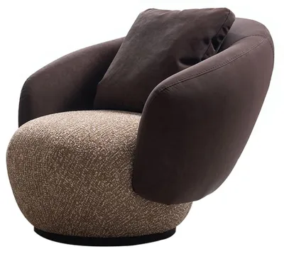 Immagine prodotto di Poltrona di design confortevole Lussuosa poltrona in tessuto Elegante poltrona relax