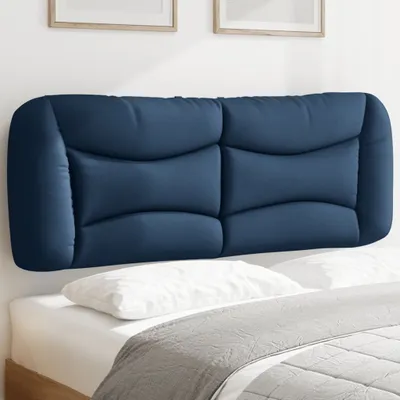 Produktbild von Design Kopfteil-Kissen Blau 140 cm Stoff, Kopfteile 2024 Neu