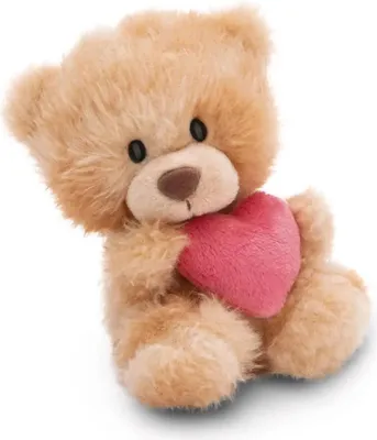 Immagine prodotto di NICI 61559 Orsetto di peluche con cuore marrone chiaro