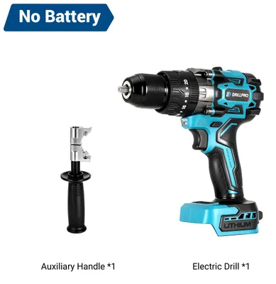 Produktbild von Bürstenloser Schlagbohrschrauber - 18 V - 20+3 Drehmomentstufen - 13-mm-Bohrfutter - Handheld - Für Heimwerker - Ohne Akku