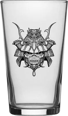 Produktbild von Iron Maiden - Bierglas "Senjutsu" RO4656 (Einheitsgröße) (Transparent/Schwarz)