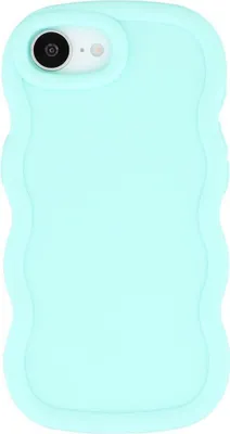 Obrázek produktu pro Pouzdro pro Apple iPhone 16e - Zadní kryt Phonesta Wavy Silikonový - Mátově zelené