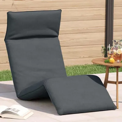 Produktbild von Schlichtes Sonnenliege Klappbar Anthrazit 175x54x8,5 cm Oxford-Gewebe Gartenliegen 2025 - DE2319732