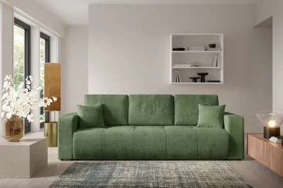 Produktbild von Furnisell Schlafsofa Sofa mit Bettkasten "VERITA", Grün