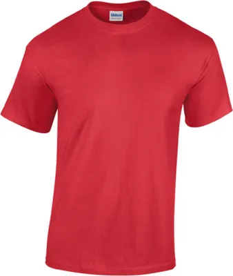 Produktbild von Gildan 5000 | Heavy Baumwolle  Herren T-Shirt - Farbe: Red - Größe: 5XL