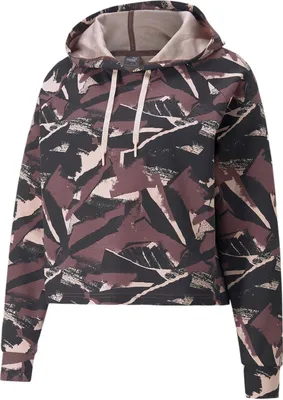 Produktbild von PUMA Modern Sports All-Over-Print Hoodie Damen dusty plum S