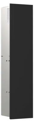 Produktbild von emco asis pure WC-Modul, Unterputzmontage, Türanschlag rechts, durchgehende Glasfront, 730x170mm, mit Reserverollenfach, 975528511