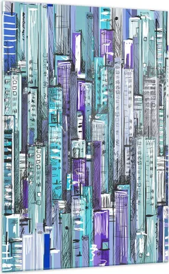 Produktbild von Bilder auf glas - Einteilig - Abstraktion modern - 70x100cm - Glasbilder - Wandbilder - Bilder - zum Aufhängen bereit - Wanddekoration aus Glas - Glas Bilder - Wandbild auf Glas - GPA70x100-3857
