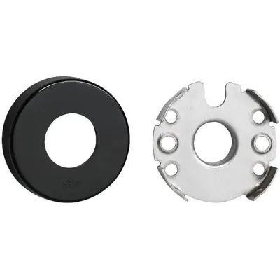Produktbild von Drückerrosetten flach 305.20R - Polyamid, tiefschwarz