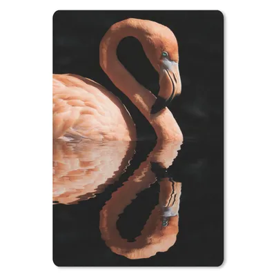 Produktbild von MuchoWow® Mauspad Mousepad Flamingo - Wasser - Rosa 18x27 cm - Mousepads - Maus Mat - Pad - Mausunterlage