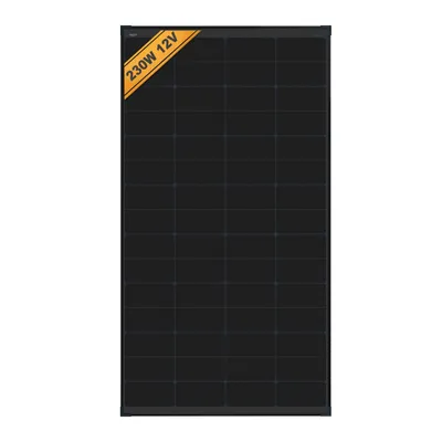 Produktbild von enjoy solar® Solarpanel HPBC Solarmodul 230W 12V (Full Black), 182mm HPBC-Solarzellen, 0% MwSt.
