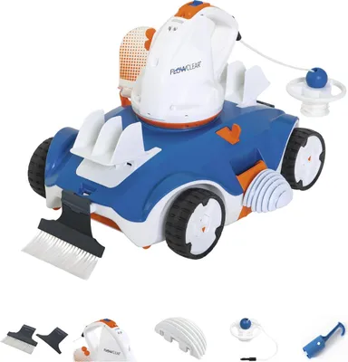 Zdjęcie produktu dla Bestway Flowclear automatyczny robot do odkurzania basenów Aquatronix do 45 m² akumulator