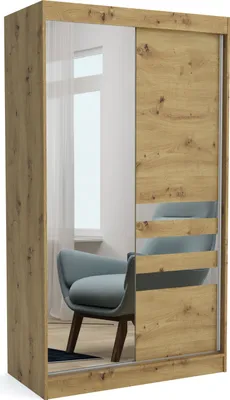 Produktbild von Moderner Schiebetürenschrank ERIC 120 cm (ARTISAN)