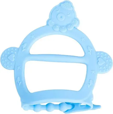 Produktbild von Beissring für babys Oktopus Blau