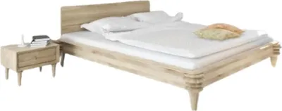 Produktbild von Bett Haris 200 x 120 cm Wildeiche Bianco