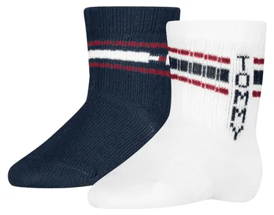 Obrázok produktu pre Tommy Hilfiger, detské ponožky s posádkou, balenie 2 kusov