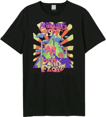 Produktbild von Pink Floyd - "Animals Tour 77" T-Shirt für Herren/Damen Uni GD3864 (XXL) (Schwarz)