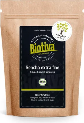Produktbild von Biotiva Sencha Grüntee 1000g aus biologischem Anbau