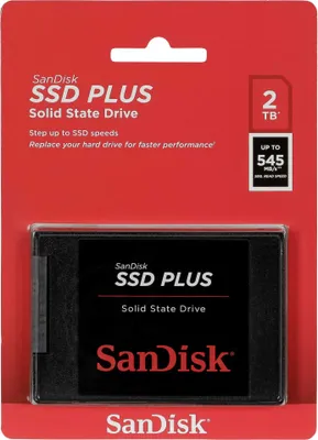 Zdjęcie produktu dla SanDisk Plus, 2 TB, 2.5", 535 MB/s, 6 Gbit/s