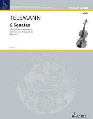 Produktbild von Telemann, G: 6 Sonatas