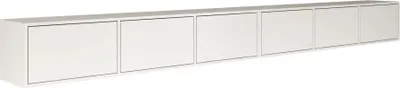 Produktbild von Selsey Framme – Hängendes TV-Board mit sechs Klappen 300 cm, Weiß
