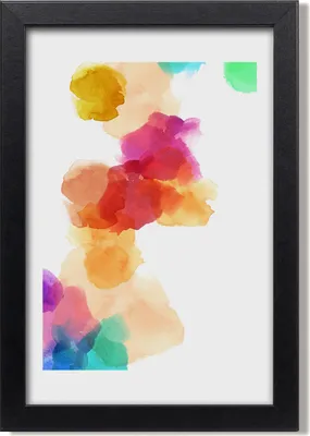 Produktbild von Bild 20x30 MDF-Rahmen, Wandkunst Bunte Flecken