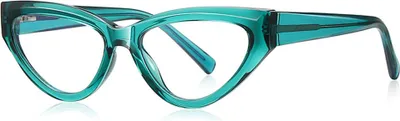 Immagine prodotto di VeyRey occhiali cat-eye da donna che bloccano la luce blu Hunog lenti chiare