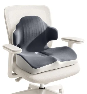Zdjęcie produktu dla Ergonomiczna poduszka siedziska z podparciem lędźwiowym, w kształcie litery L