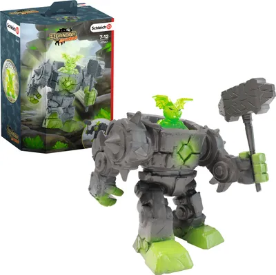 Immagine prodotto di Schleich Eldrador Mini Creature Robot di pietra 42547 figura da collezione
