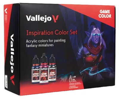 Image de Coffret de peintures Vallejo Game Color, comprenant 48 couleurs, idéal pour les modélistes de figurines