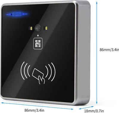 Image de Lecteur de codes à barres 1D 2D intégré Lecteur de codes à barres QR Lecteur de cartes RFID Connexion Wiegand Auto-induction pour machine de contrôle des billets Écran mobile