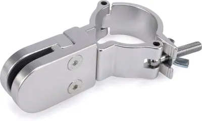 Produktbild von Riggatec Halbschelle (48-51mm) mit Glasscheibenhalter (6-10mm) bis 20 kg