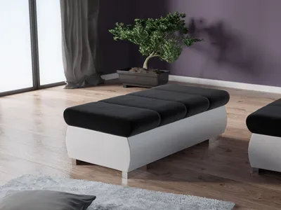 Obrázok produktu pre Taburet ANZU 1 - biela  / čierny