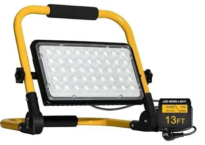 Zdjęcie produktu dla Reflektor budowlany LED 200W ze statywem lampa robocza do pracy