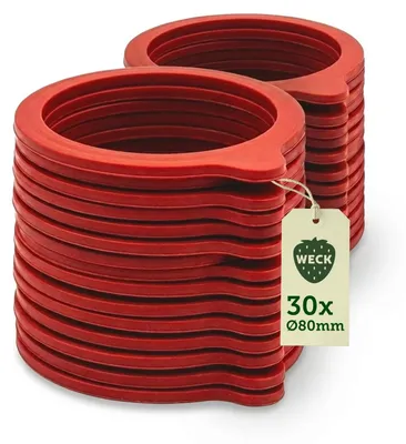 Productafbeelding van Weckring - Ø 80 mm - 30 stuks - Natuurlijk rubber