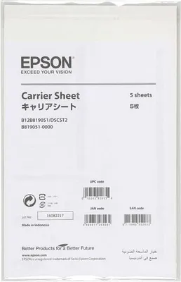 Immagine prodotto di Epson B12B819051 accessorio per scanner Supporto per foglio