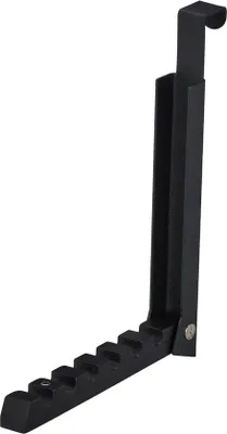 Obrázek produktu pro Sklopné háčky na 6 kusů oblečení – dřevo a kov – tloušťka do 2 cm – černé