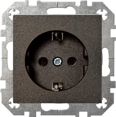 Produktbild von Liregus Socket Outlet Įkl16-204-01 Epsilon Black