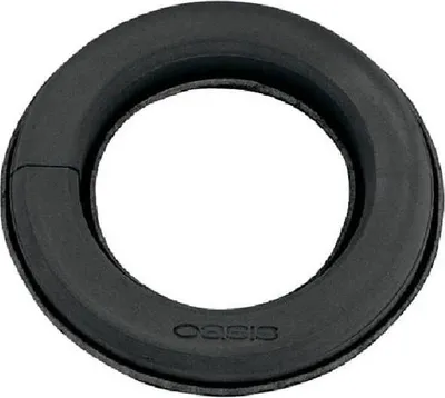 Produktbild von OASIS® Black Ideal Nass Steckschwamm Ring RAJKA, Biolit Altpapier Schale, schwarz, 4,5cm, Ø24,5cm - Nasssteckschaum