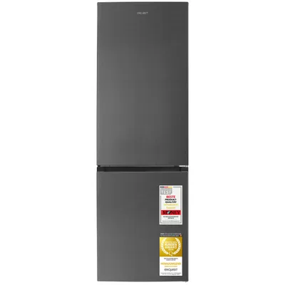 Produktbild von Exquisit Kühl-Gefrierkombination 400 l No Frost | Freistehend | Energieklasse D | 37 dB | 186 cm | KGC400-130-NF-040D inoxlook-az | Inoxlook