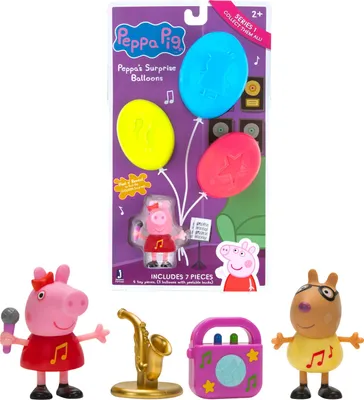 Produktbild von Jazwares PEP0687 - PEPPA - Deluxe Blind Pack - Ballon (Thema: Musik)