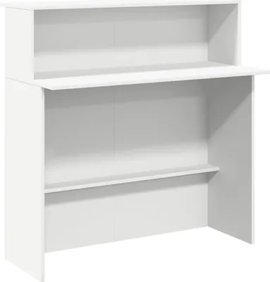Produktbild von Empfangstresen Weiß 100 x 50 x 103,5 cm Holzwerkstoff
