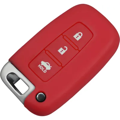 Produktbild von PhoneNatic Silikon Schlüssel Hülle kompatibel mit der KIA K5 / Sportage R 3-Tasten Fernbedienung in rot Funkschlüssel 3-Key