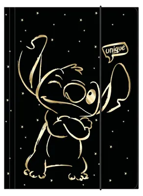 Immagine prodotto di Cartellina A4 con elastico Disney Gold Stitch modello 1 - PATIO
