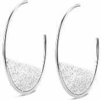 Image de Victoria Boucles d'oreilles argentées à motifs