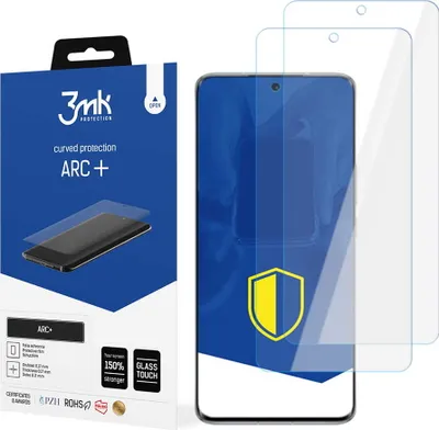 Produktbild von 3mk Display Schutzfolie ARC+ für Honor Magic 4  0,17mm Self-Heal (2 Stück)