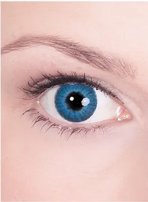 Produktbild von Dioptrien Kontaktlinse Blaue Iris Karneval Fasching Dioptrien: -4