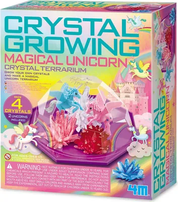 Produktbild von 4M Diy-Set Magisches Einhorn-Kristallterrarium