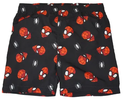 Produktbild von Marvel Spiderman Badeshorts für Jungen - Face Kinder Badehose Schwimmhose Boardshorts Badekleidung Hose Schwarz 110-116